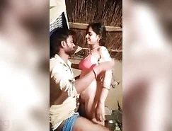 Indian beauty films sex with her Desi lover on camera